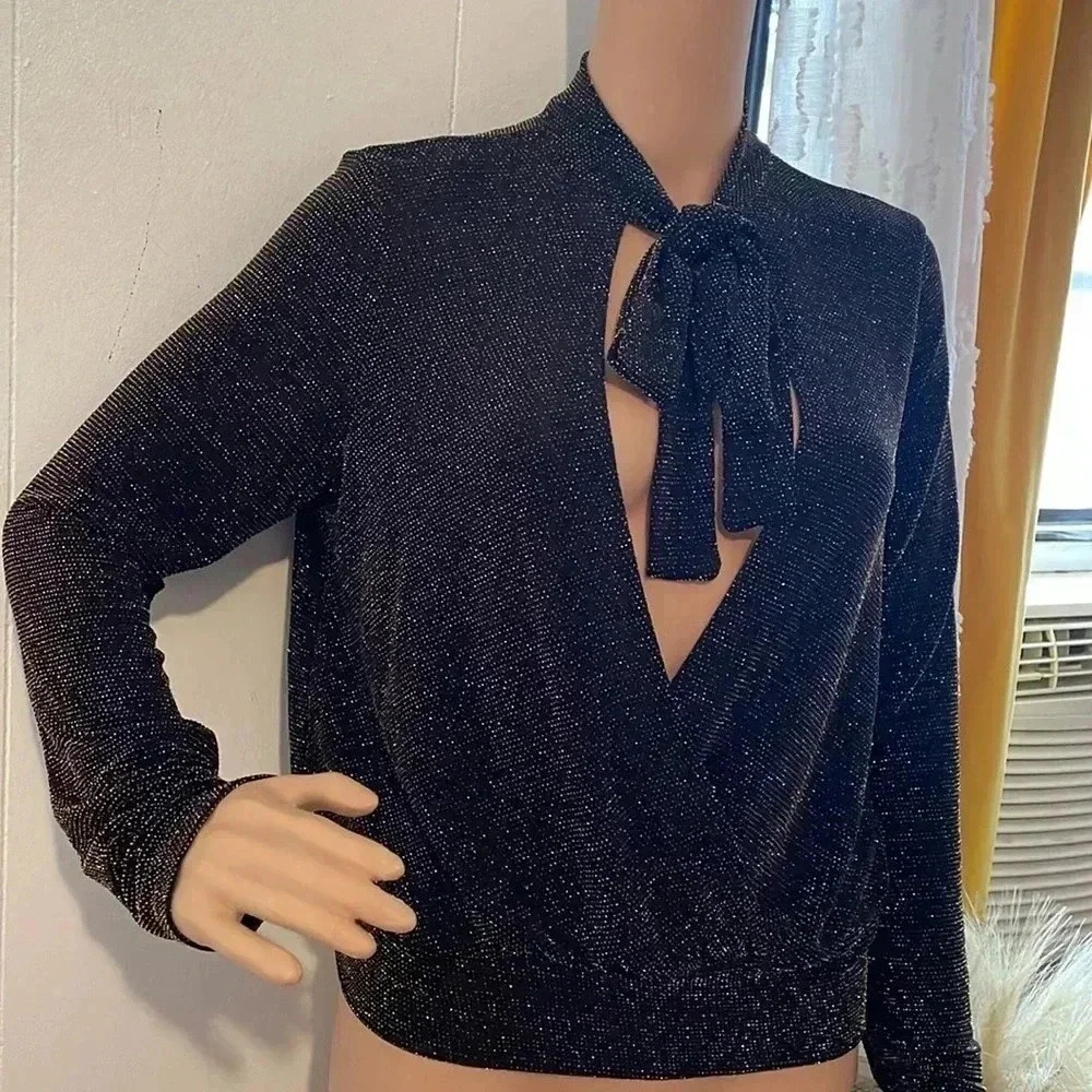 Paperoc elegant blouse long sleeve for women’s - Picture 9 of 11